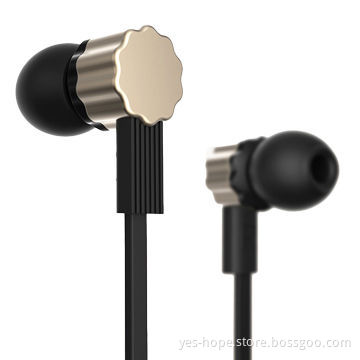 High-quality, colorful metal, in-ear earbud for OEM